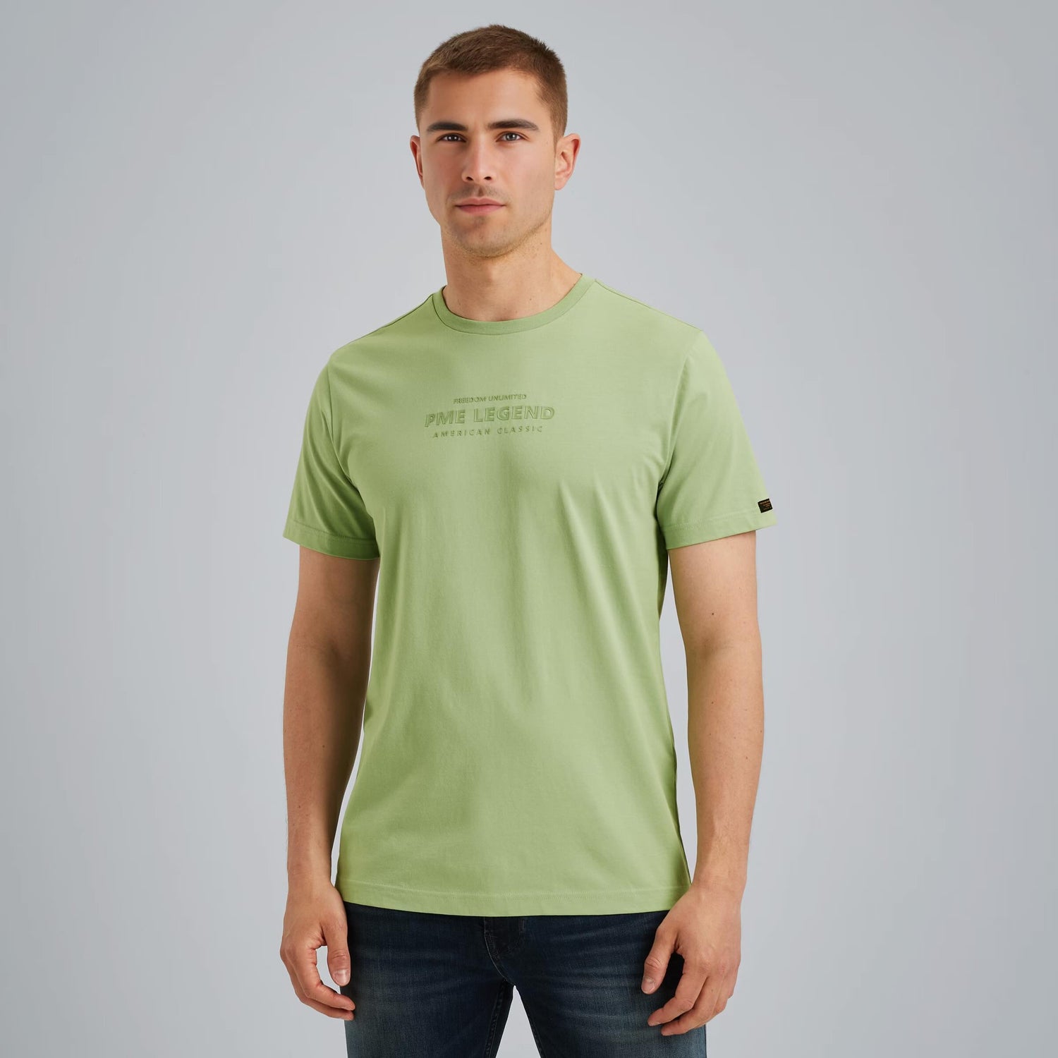 T-shirt met artwork - groen