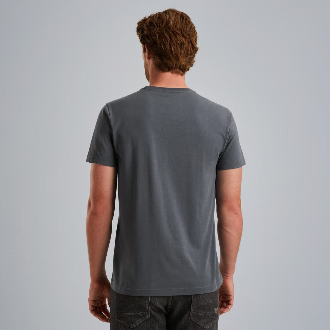 T-shirt met artwork- blauw