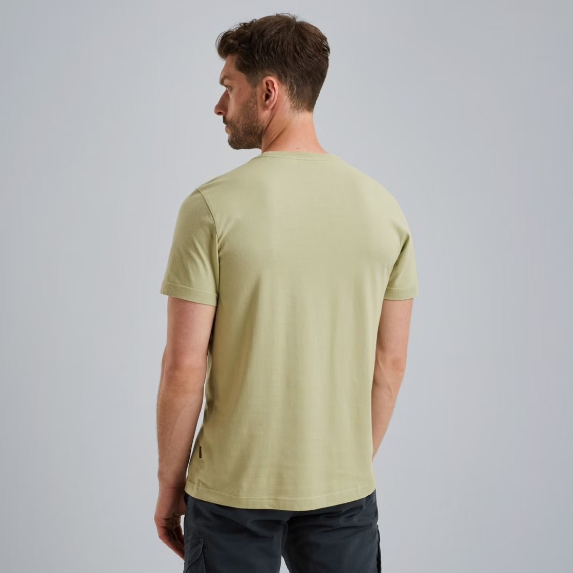 T-shirt met artwork- groen