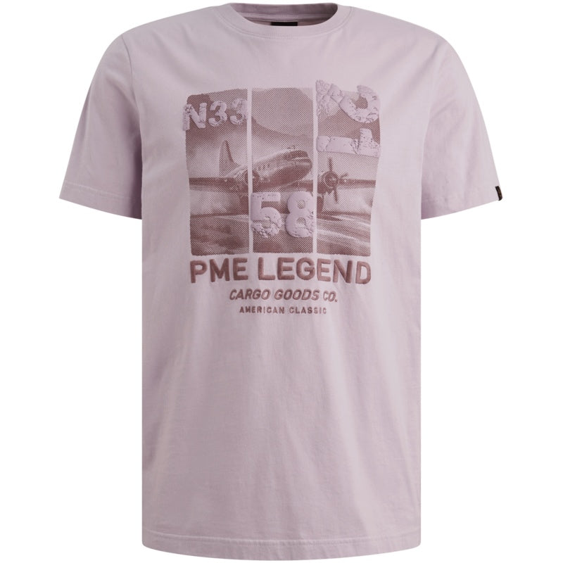 T-shirt met artwork -  paars