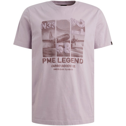 T-shirt met artwork -  paars