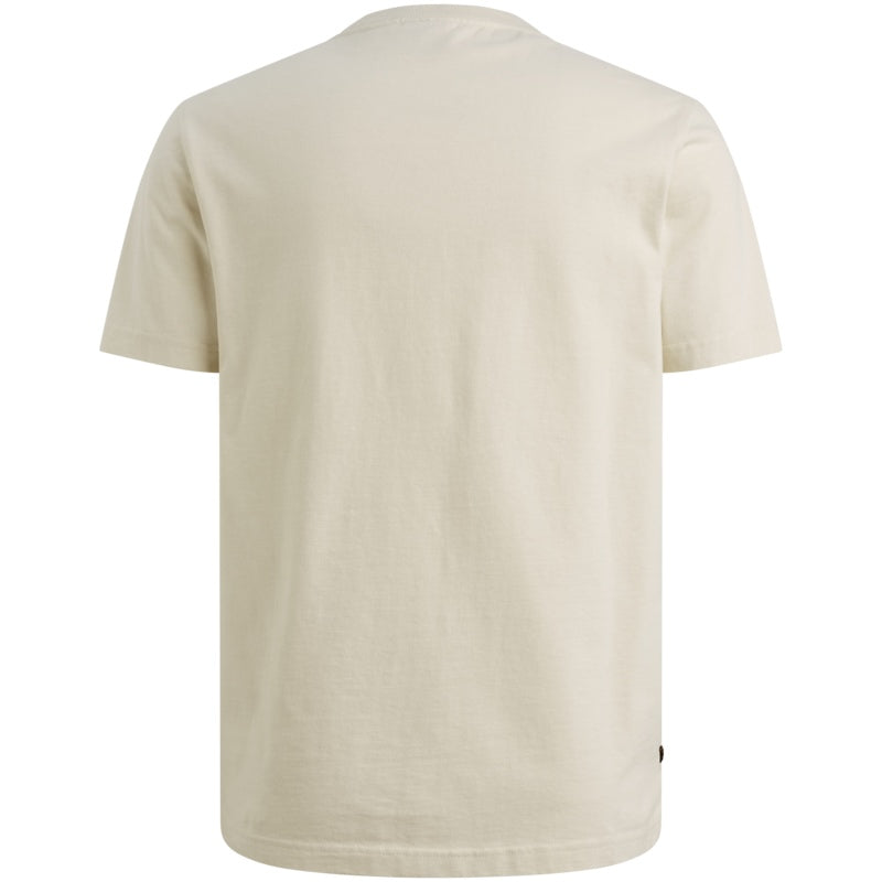 T-shirt met artwork - beige
