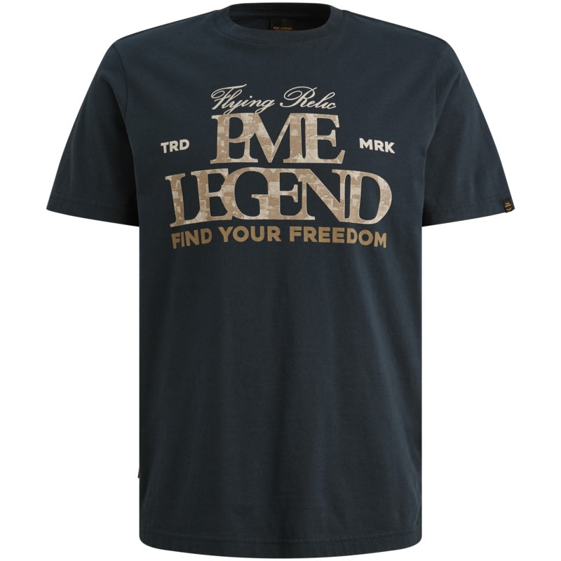 T-shirt jersey met artwork - carbon