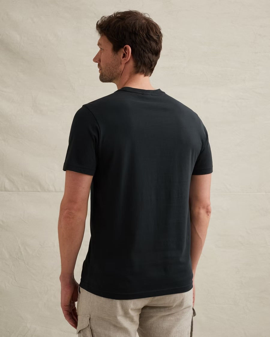 T-shirt jersey met artwork - carbon