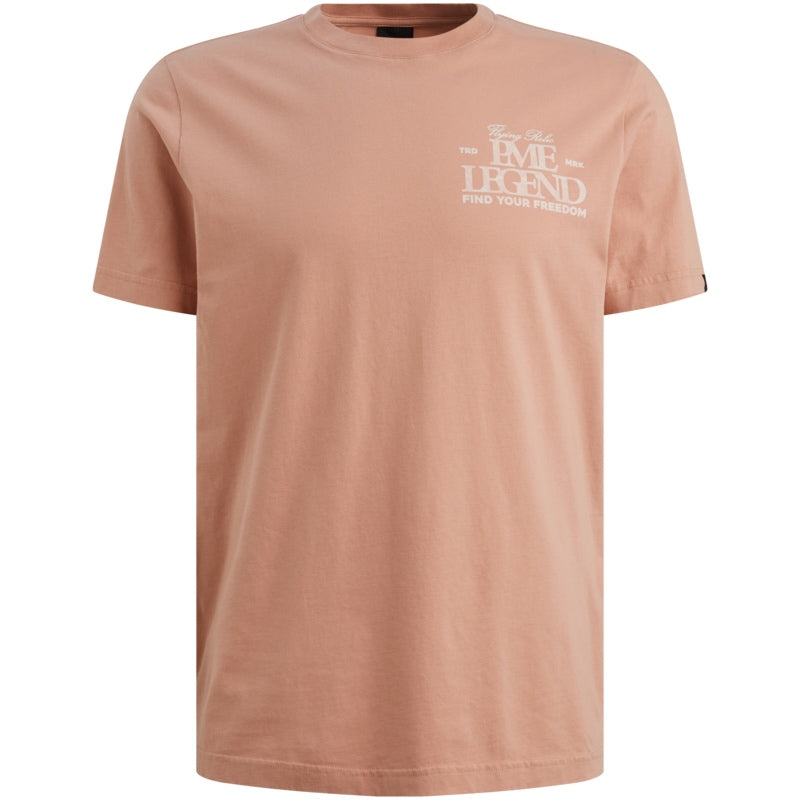 T-shirt jersey met artwork - rose dawn
