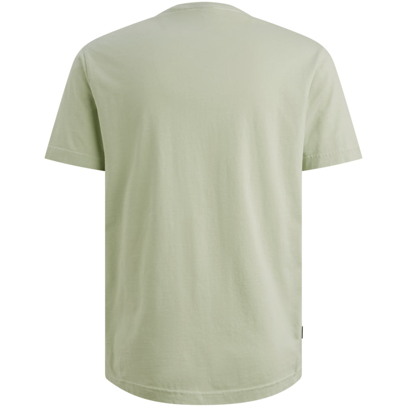 T-shirt jersey met artwork - cameo green