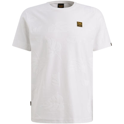 T-shirt jersey jacquard - wit