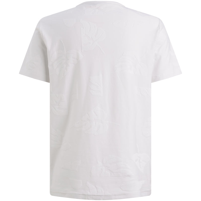 T-shirt jersey jacquard - wit