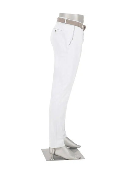Chino Rob stretch - lichtblauw/grijs