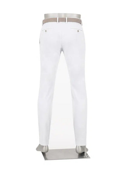 Chino Rob stretch - lichtblauw/grijs