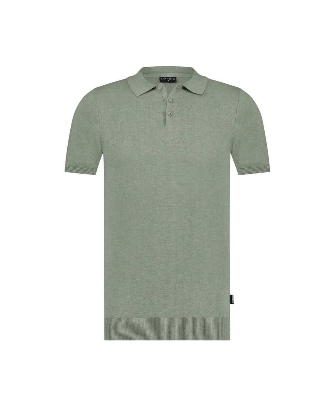 Polo CHRIS korte mouw - cloudygreen