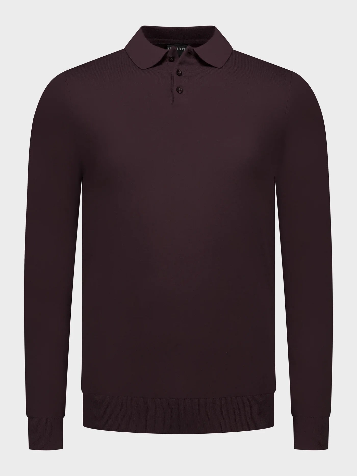 BEREND trui met polokraag - plum melange