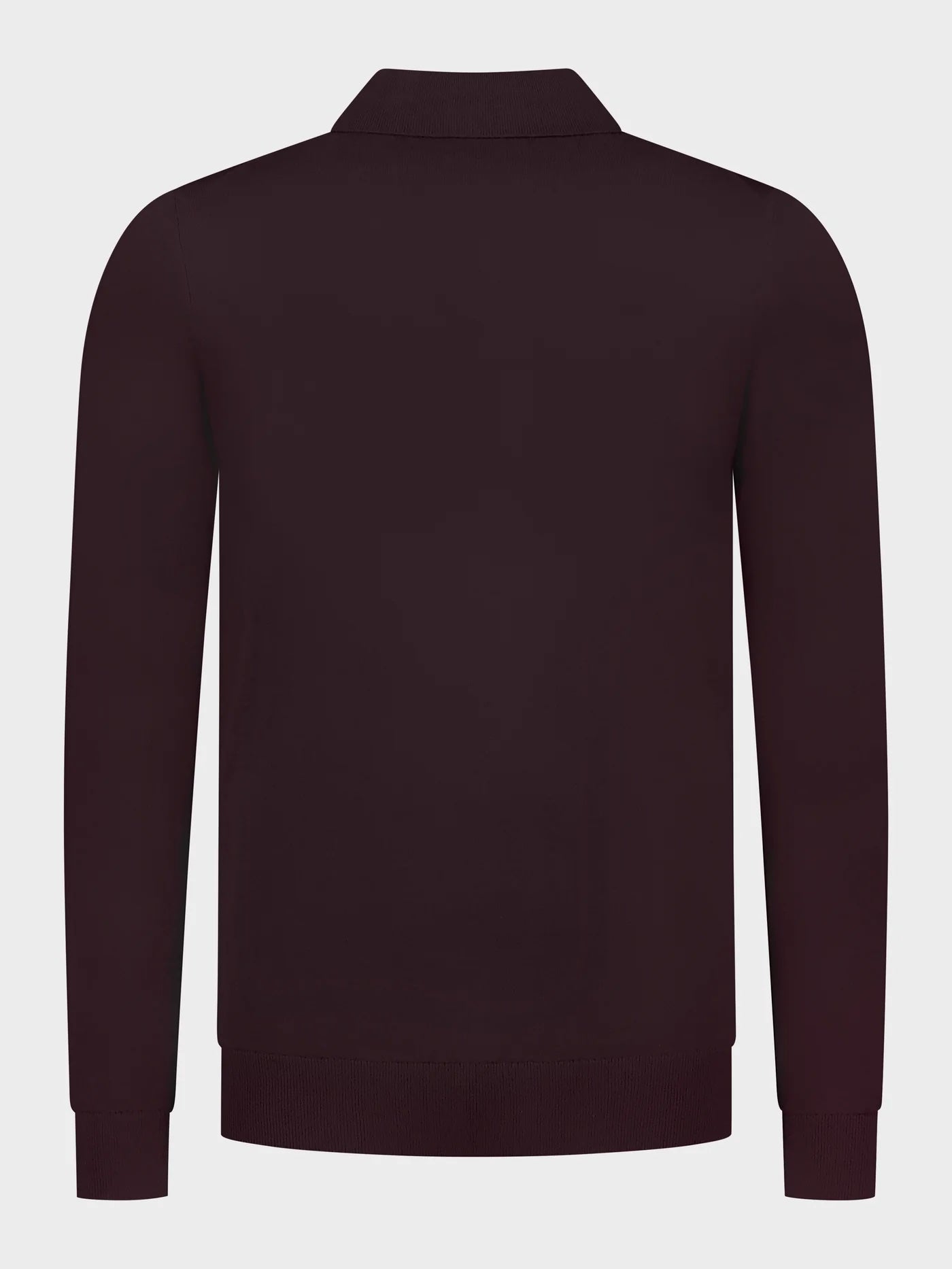 BEREND trui met polokraag - plum melange