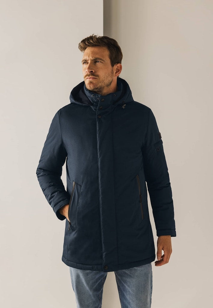 Jas parka - donkerblauw