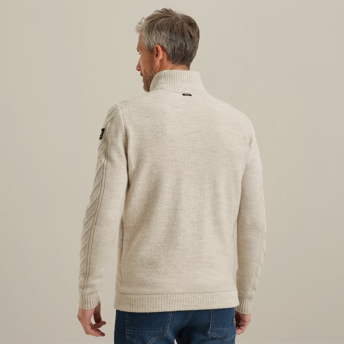 Vest wolblend - beige