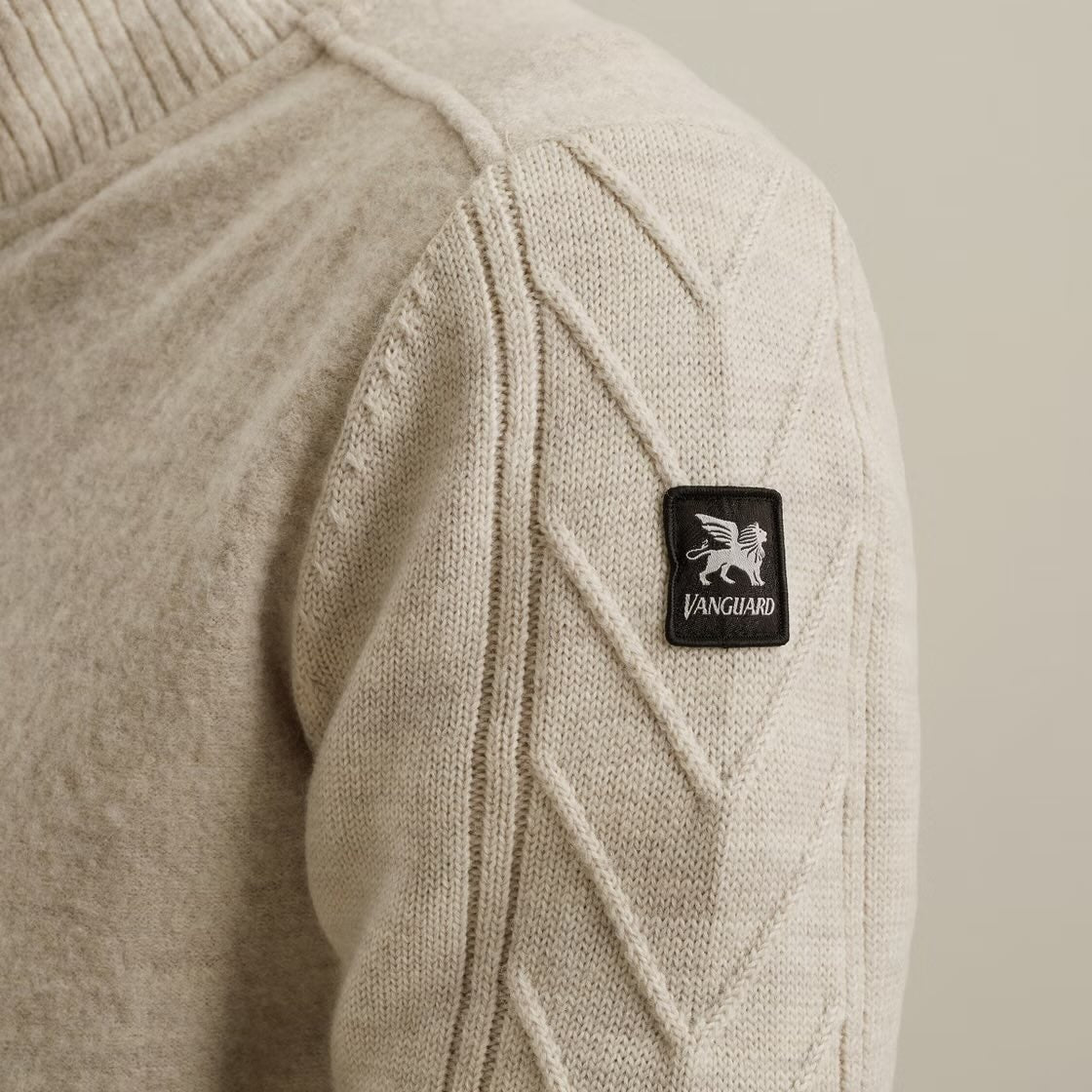 Vest wolblend - beige