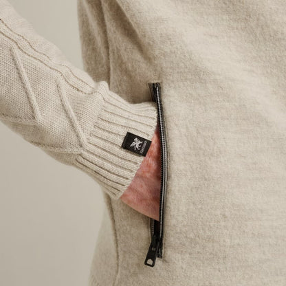 Vest wolblend - beige