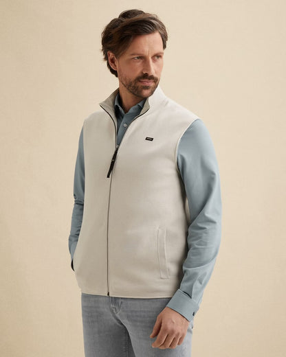 Bodywarmer reversible - beige
