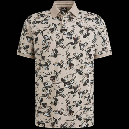 Polo allover print - beige
