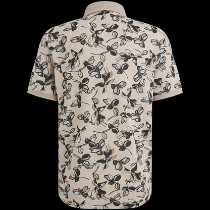 Polo allover print - beige