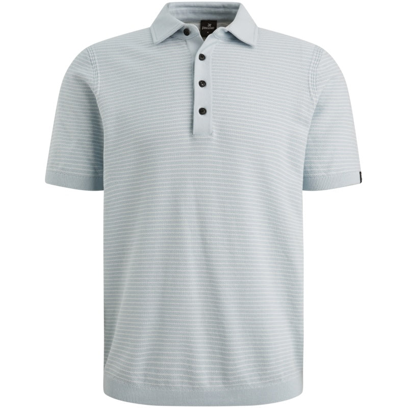 Polo streep - lichtblauw