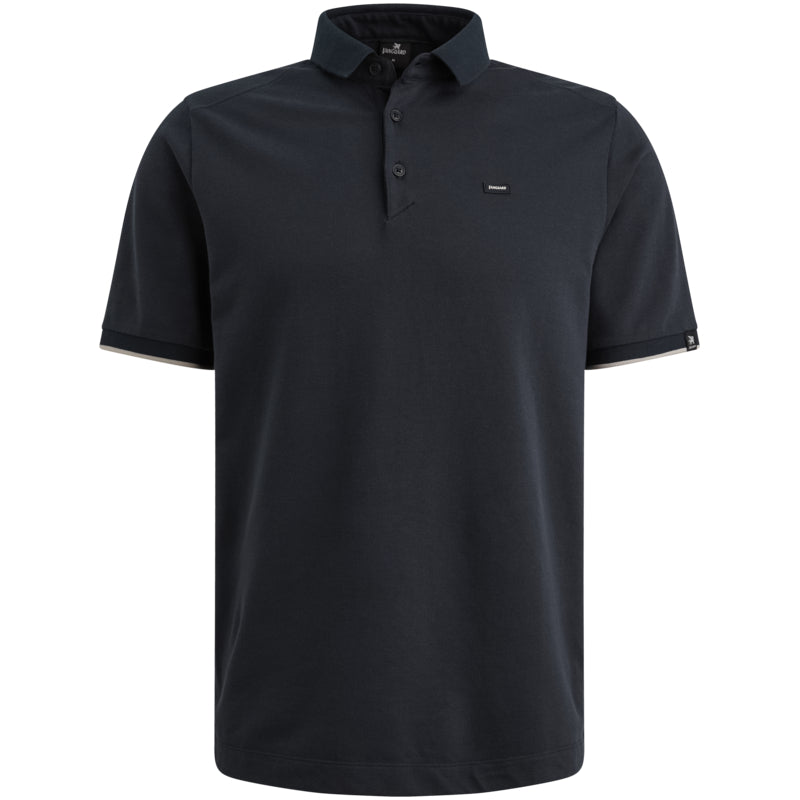 Polo piquéblend - blauw