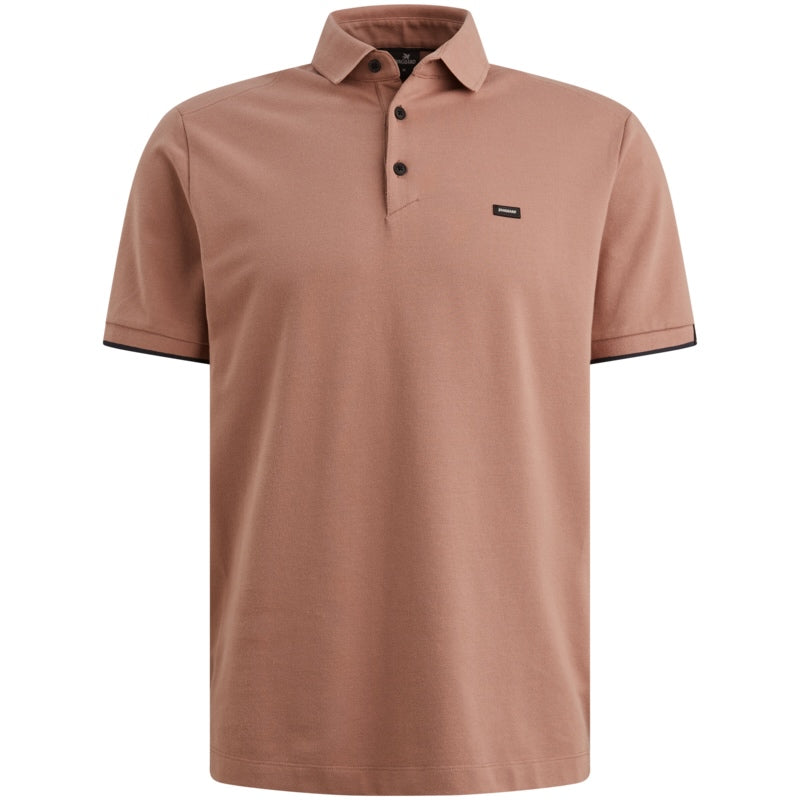 Polo piquéblend - burlwood