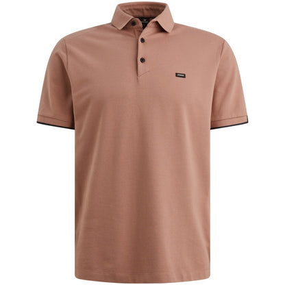 Polo piquéblend - burlwood