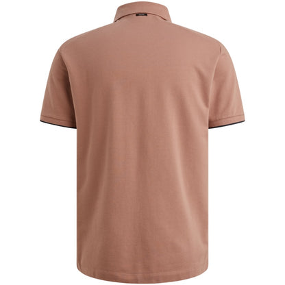 Polo piquéblend - burlwood