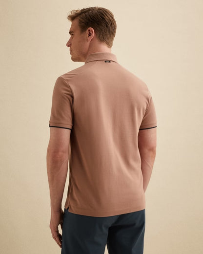 Polo piquéblend - burlwood