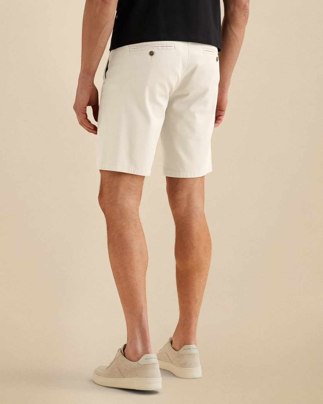 Short chino V65 - cloud dancer