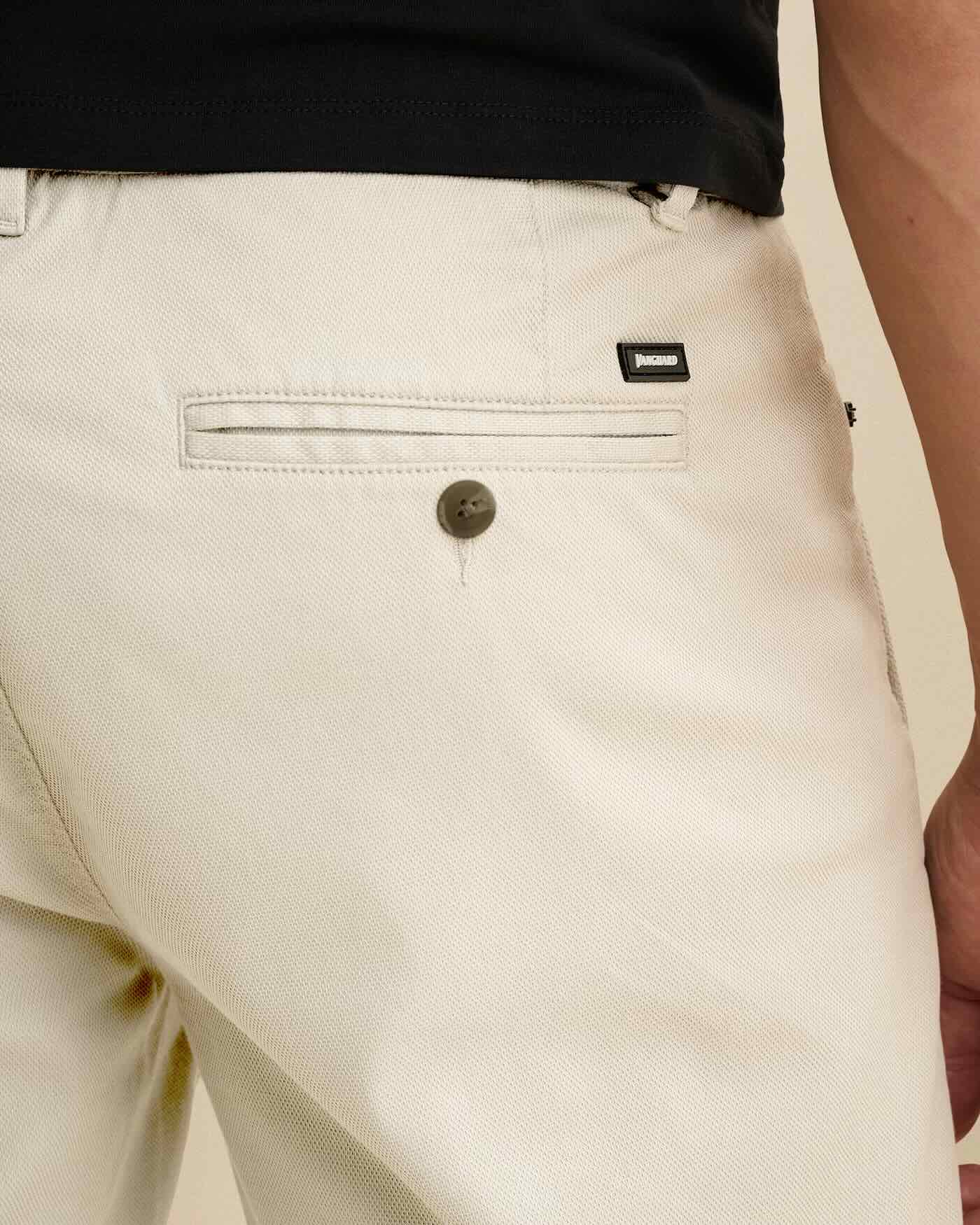Short chino V65 - cloud dancer