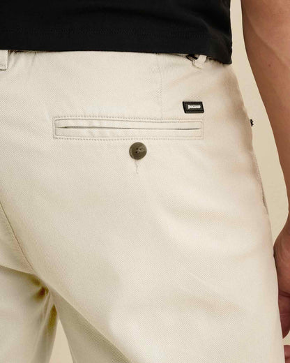 Short chino V65 - cloud dancer