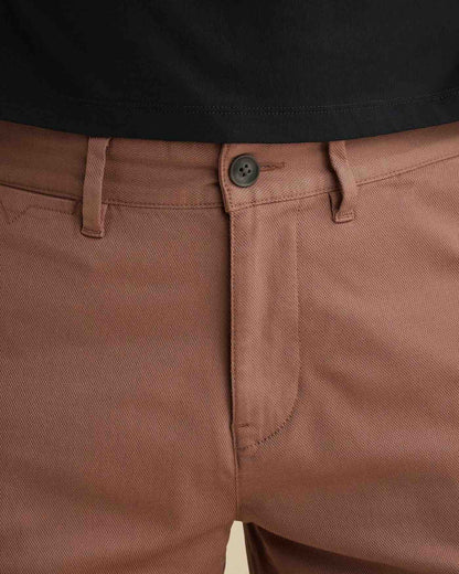 Short chino V65 - burlwood