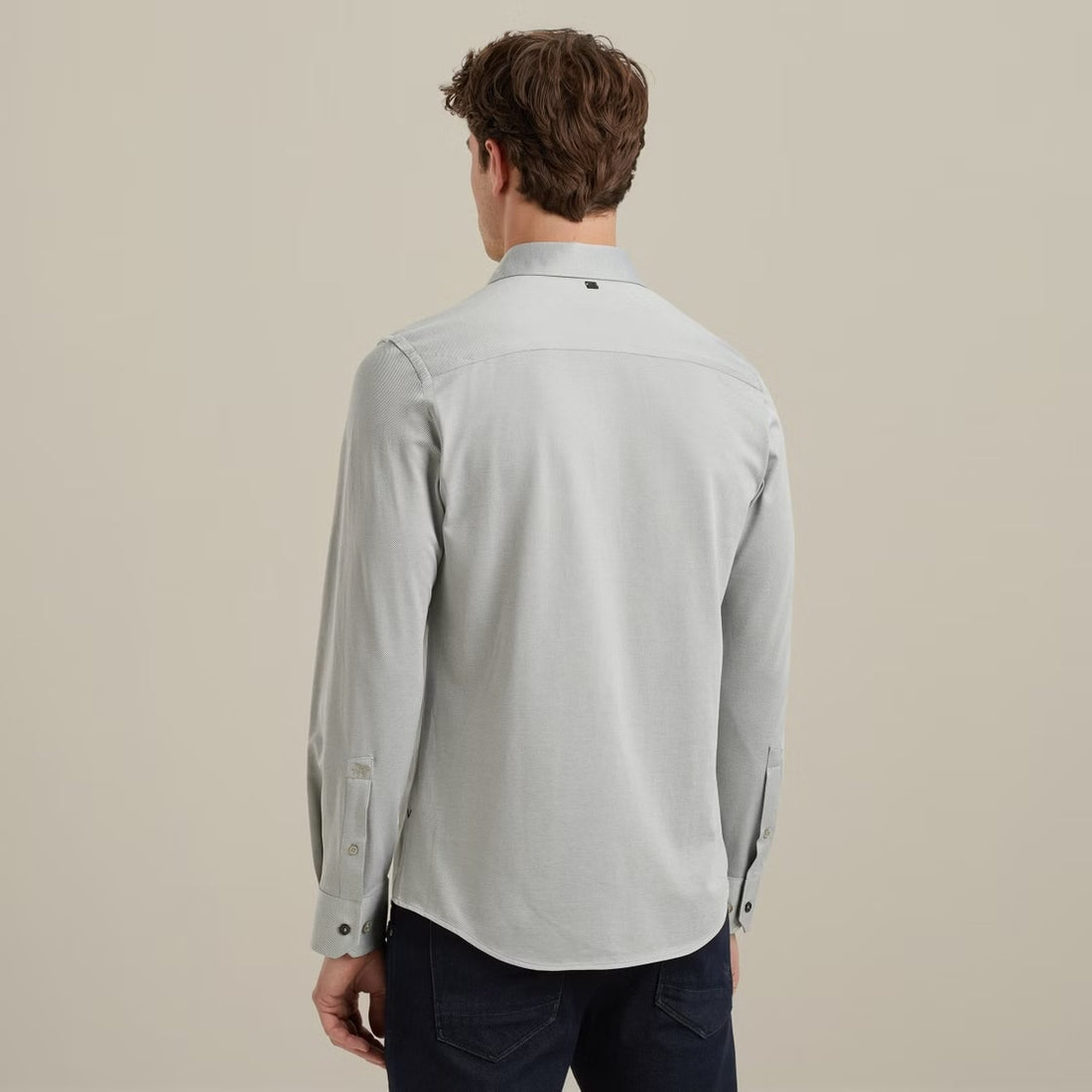 Overhemd stretch- grijs