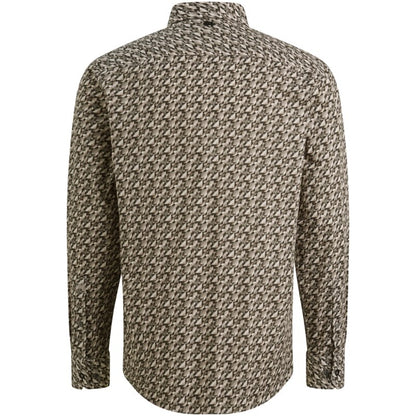 Overhemd met allover print - groen