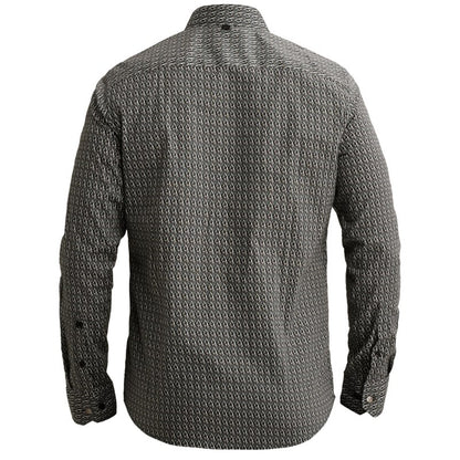 Overhemd met allover print - groen