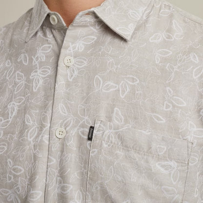 Overhemd jacquard - beige