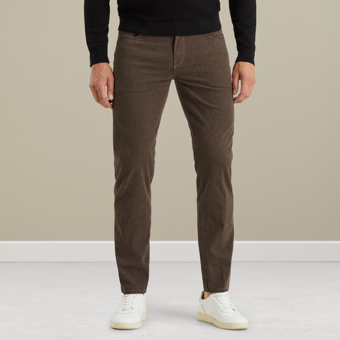 Jeans V7 colored denim - bruin