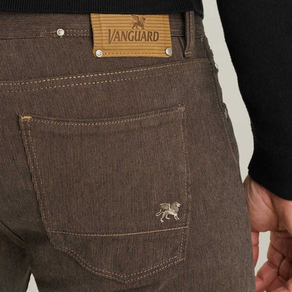 Jeans V7 colored denim - bruin