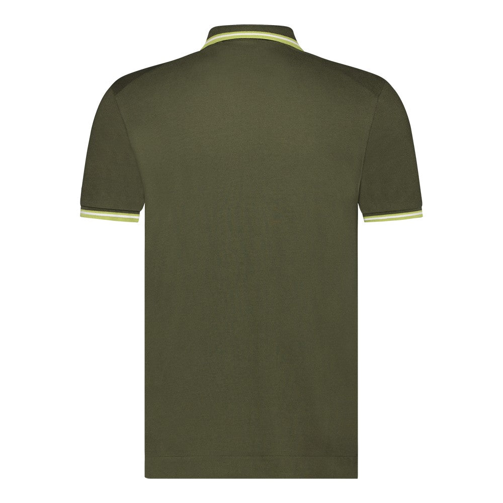 Polo stretch pique - armygreen