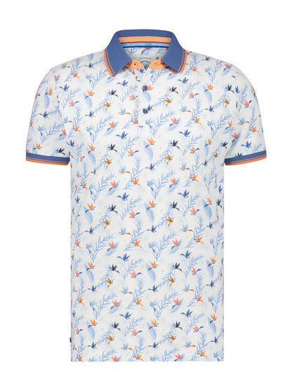 Polo Hummingbird Floral - wit