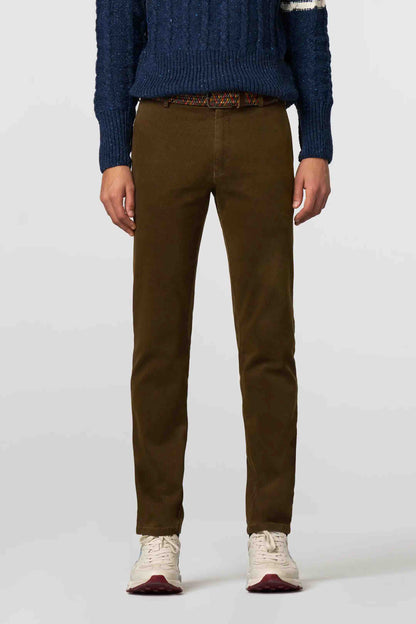 Chino Bonn fin micro - bruin