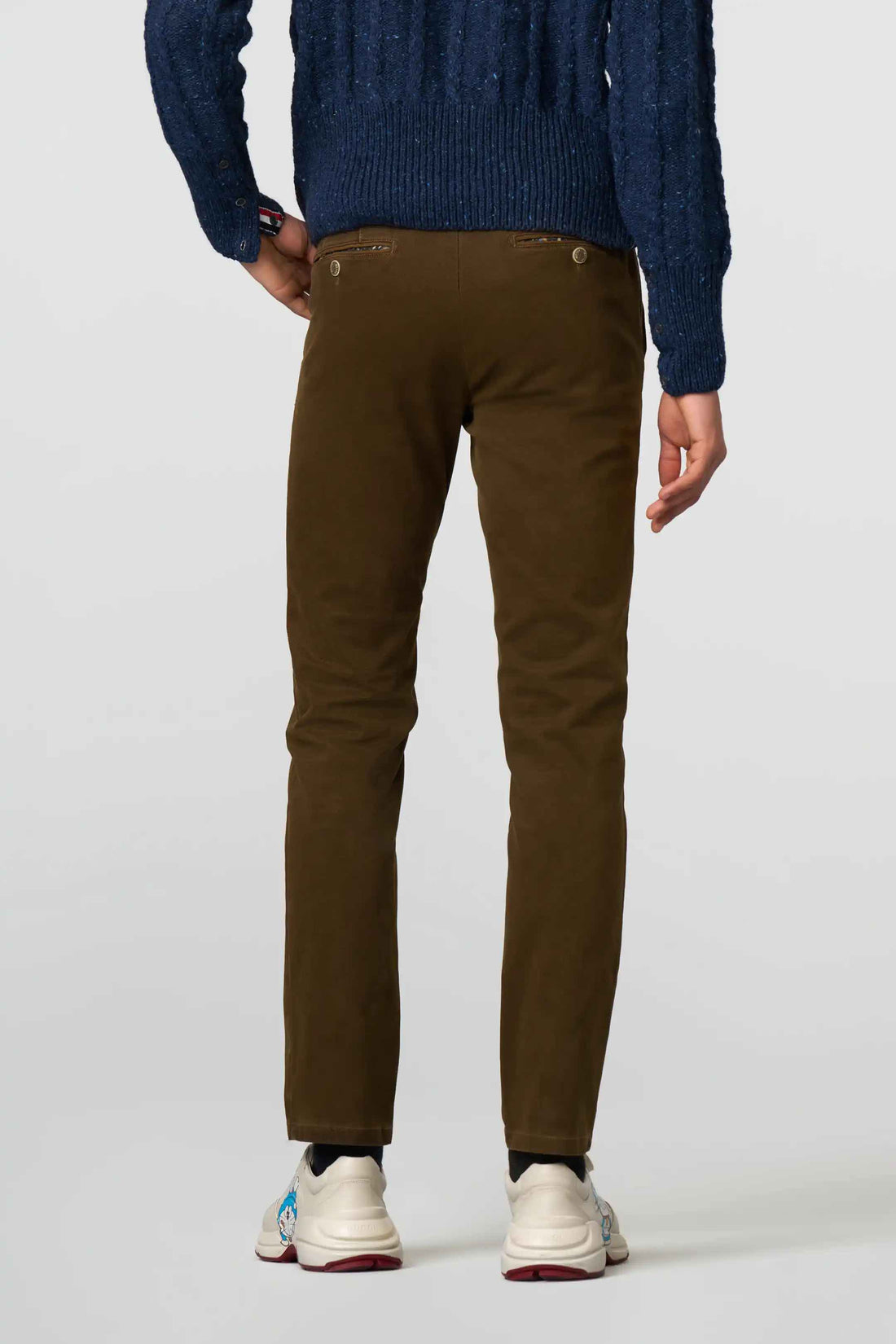 Chino Bonn fin micro - bruin