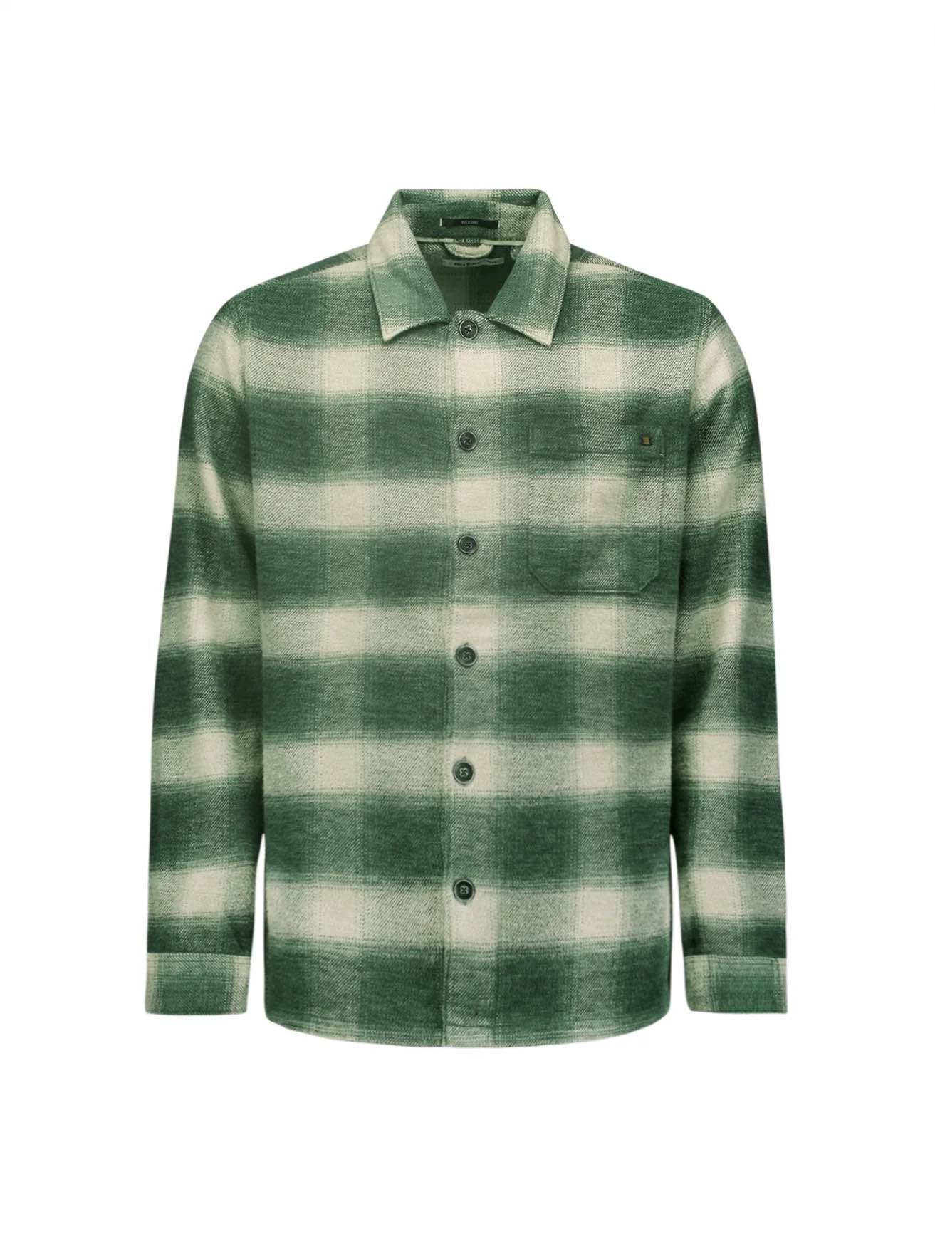 Overshirt ruit- groen