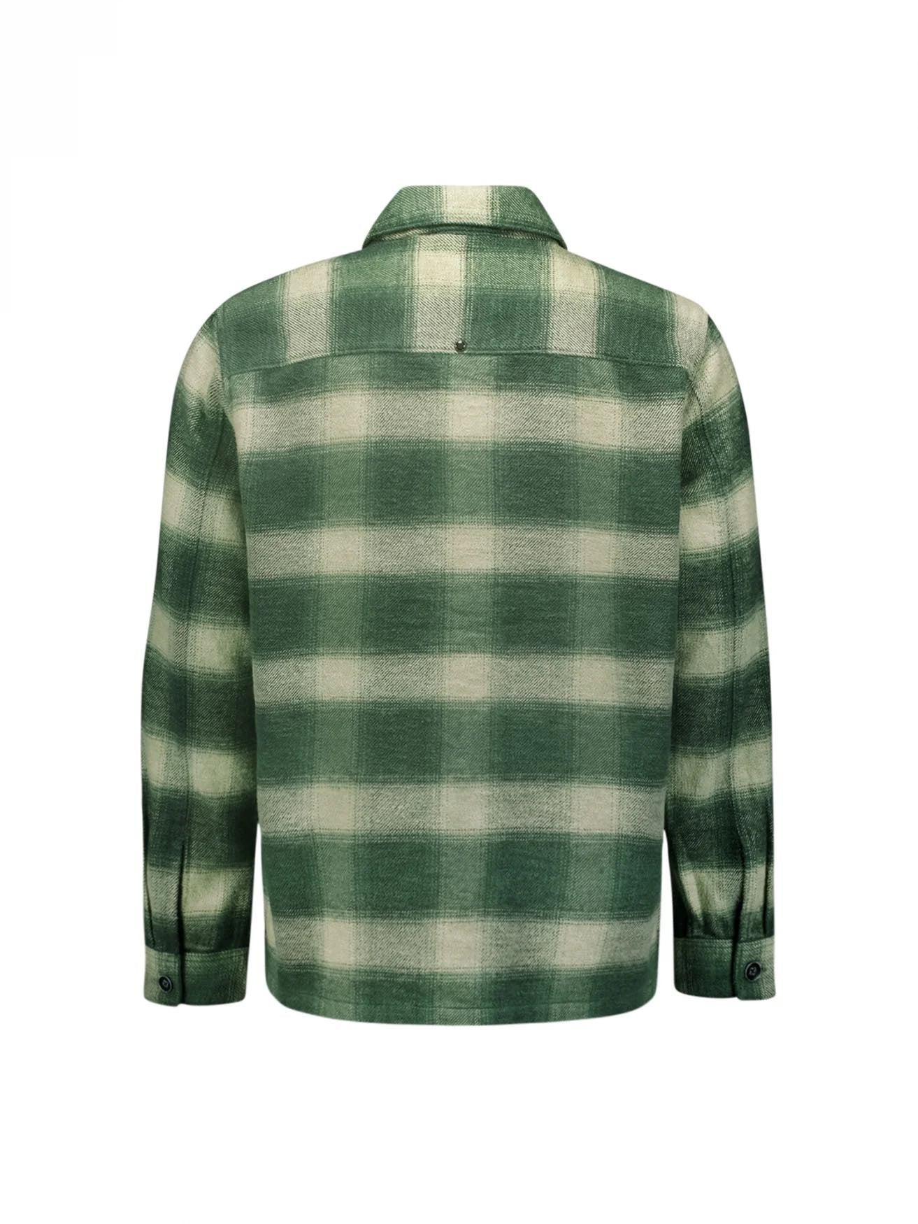 Overshirt ruit- groen