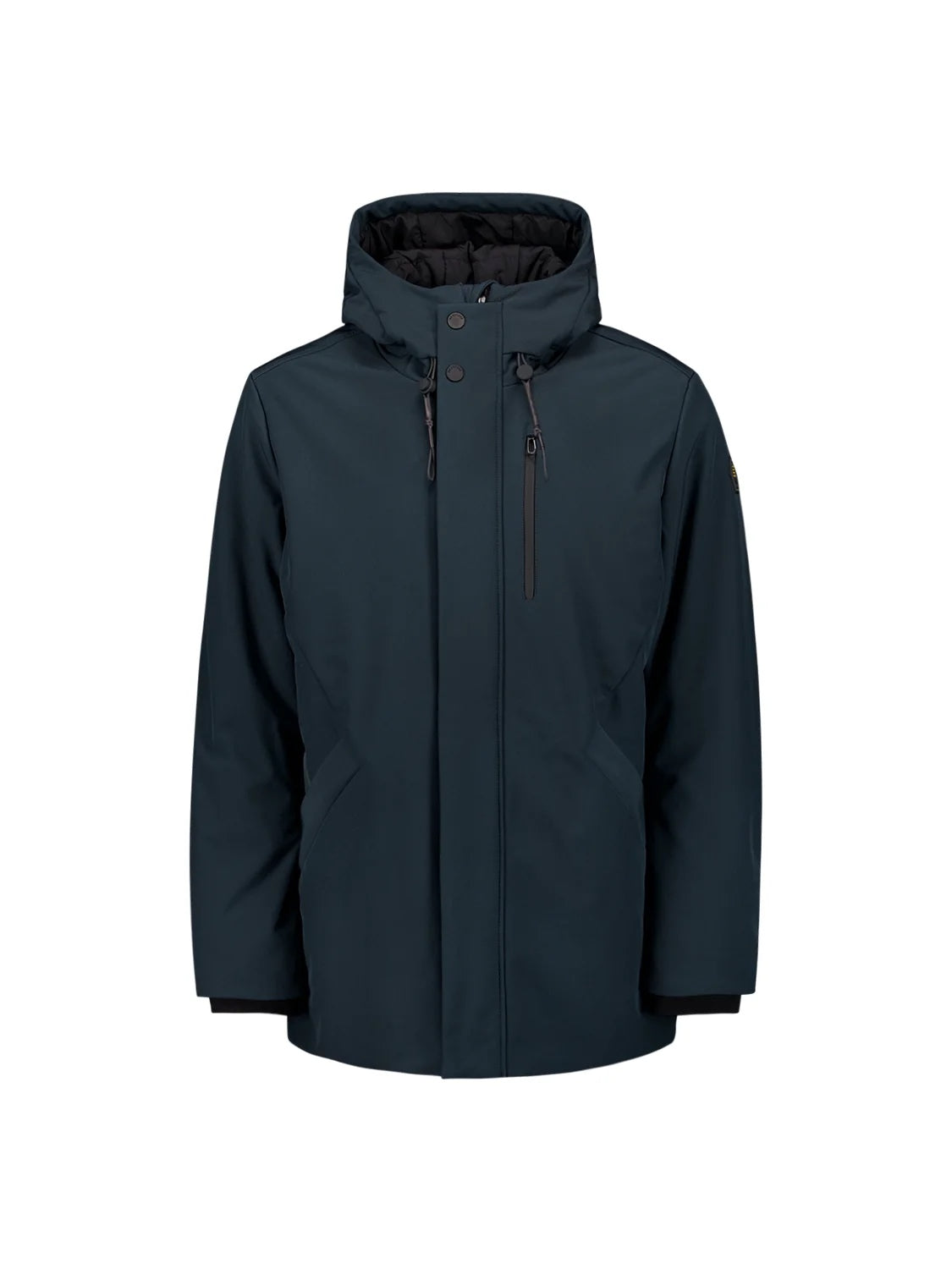 Jack softshell met capuchon - donkerblauw