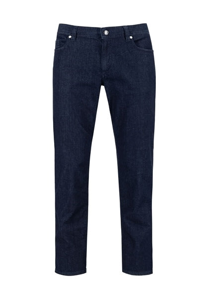 Jeans dun stretch - donkerblauw