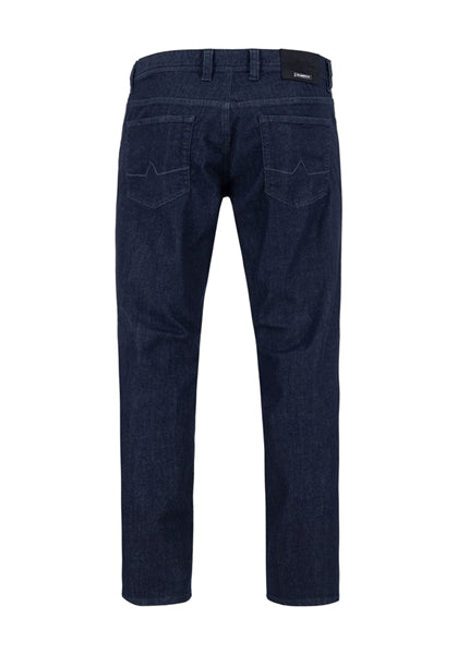 Jeans dun stretch - donkerblauw