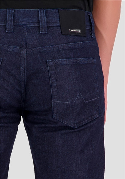 Jeans dun stretch - donkerblauw